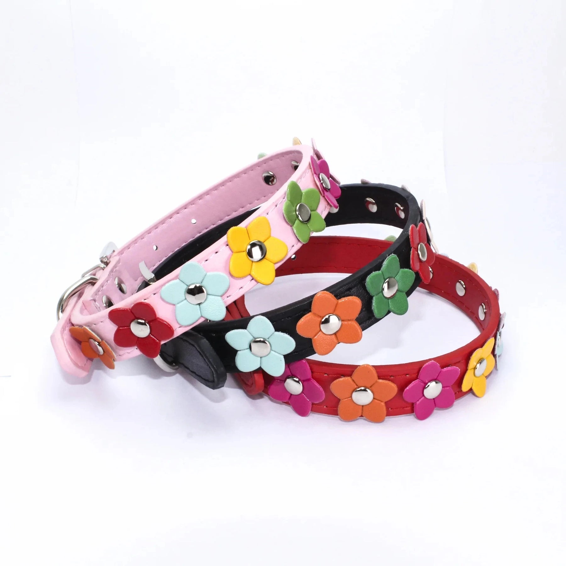 Black FloralCharm Collar