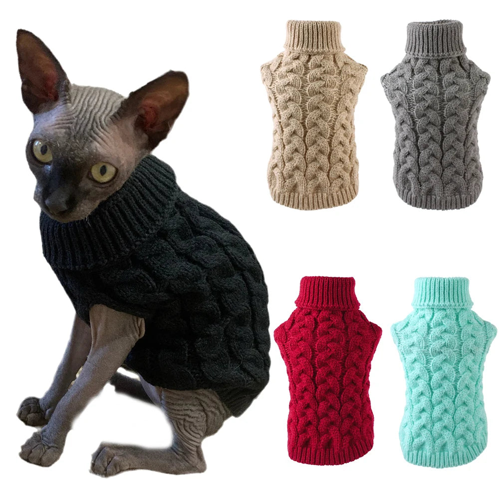 Blue CozyFeline Knit