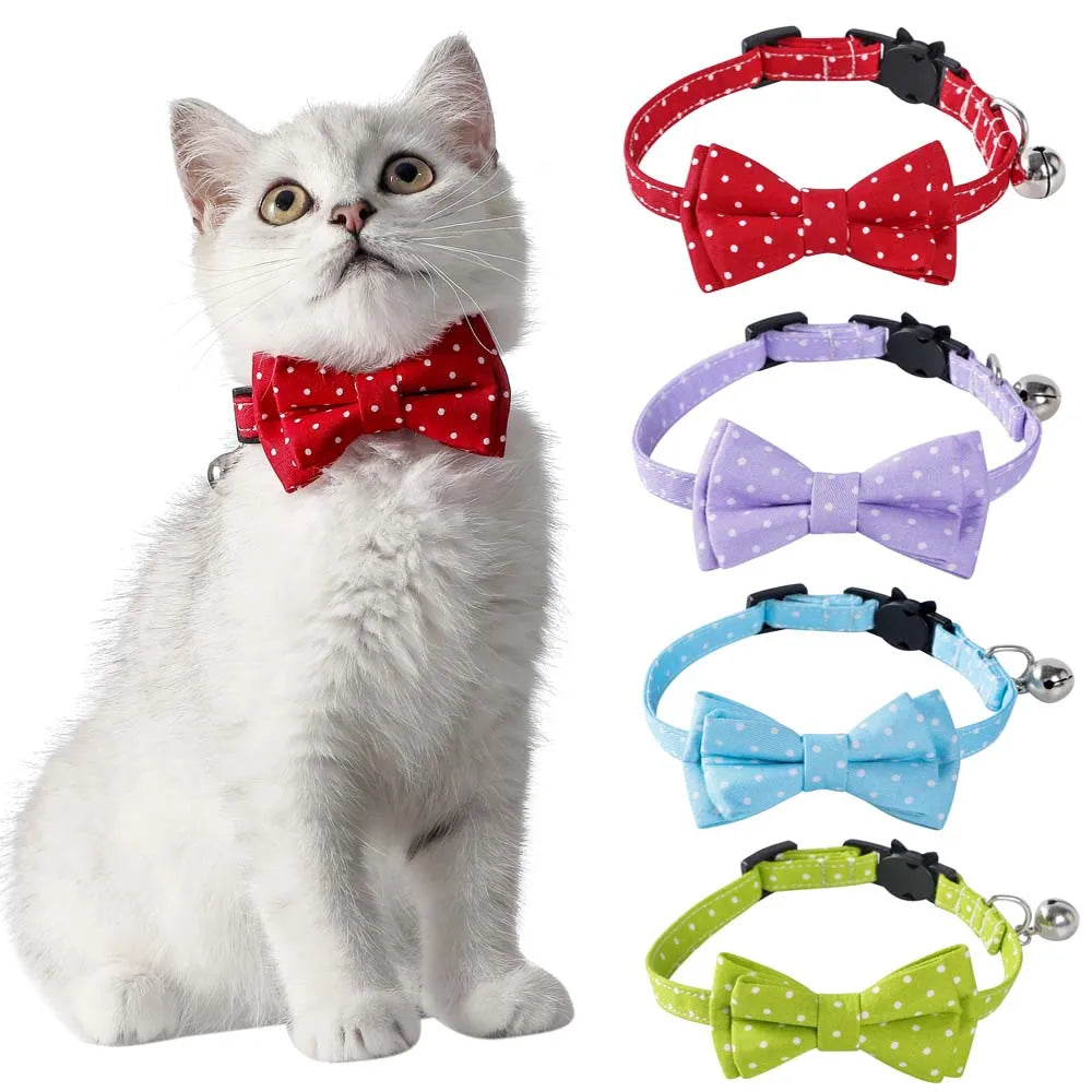 Red Bowtie CharmingKitty Collar