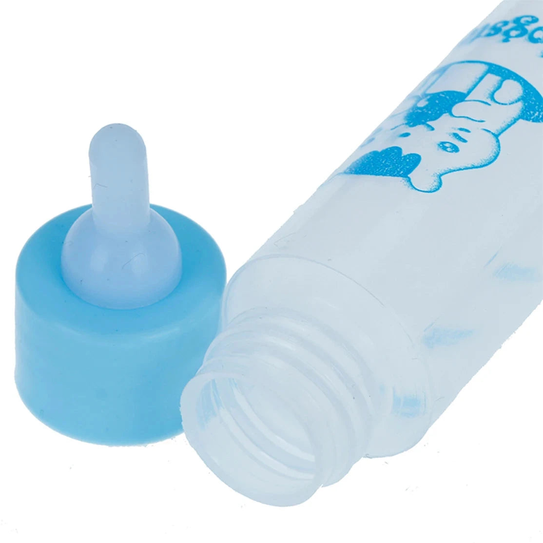 Pink Long Nipple PawFeeder Bottle