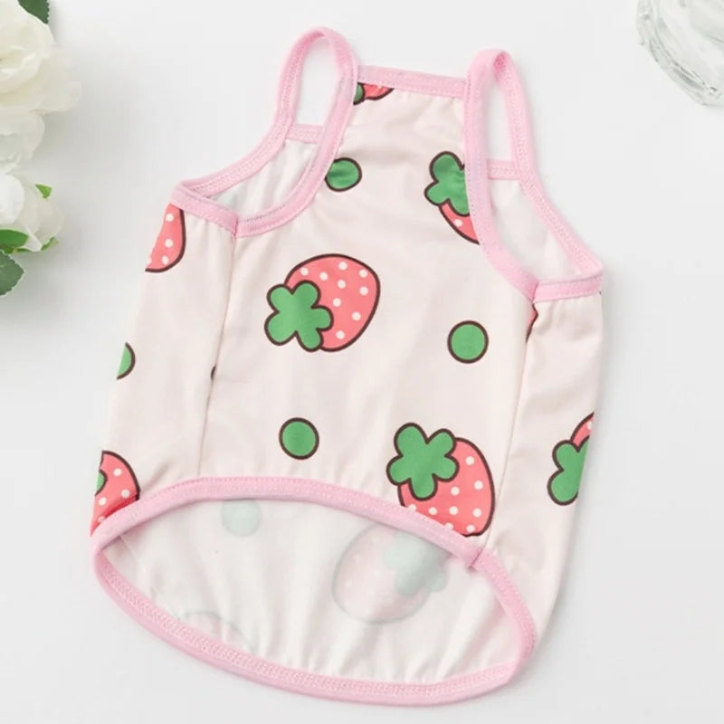 Two strawberries CoolCanine Couture Vest