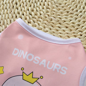 Pink Dinosaur PetPlay Vest